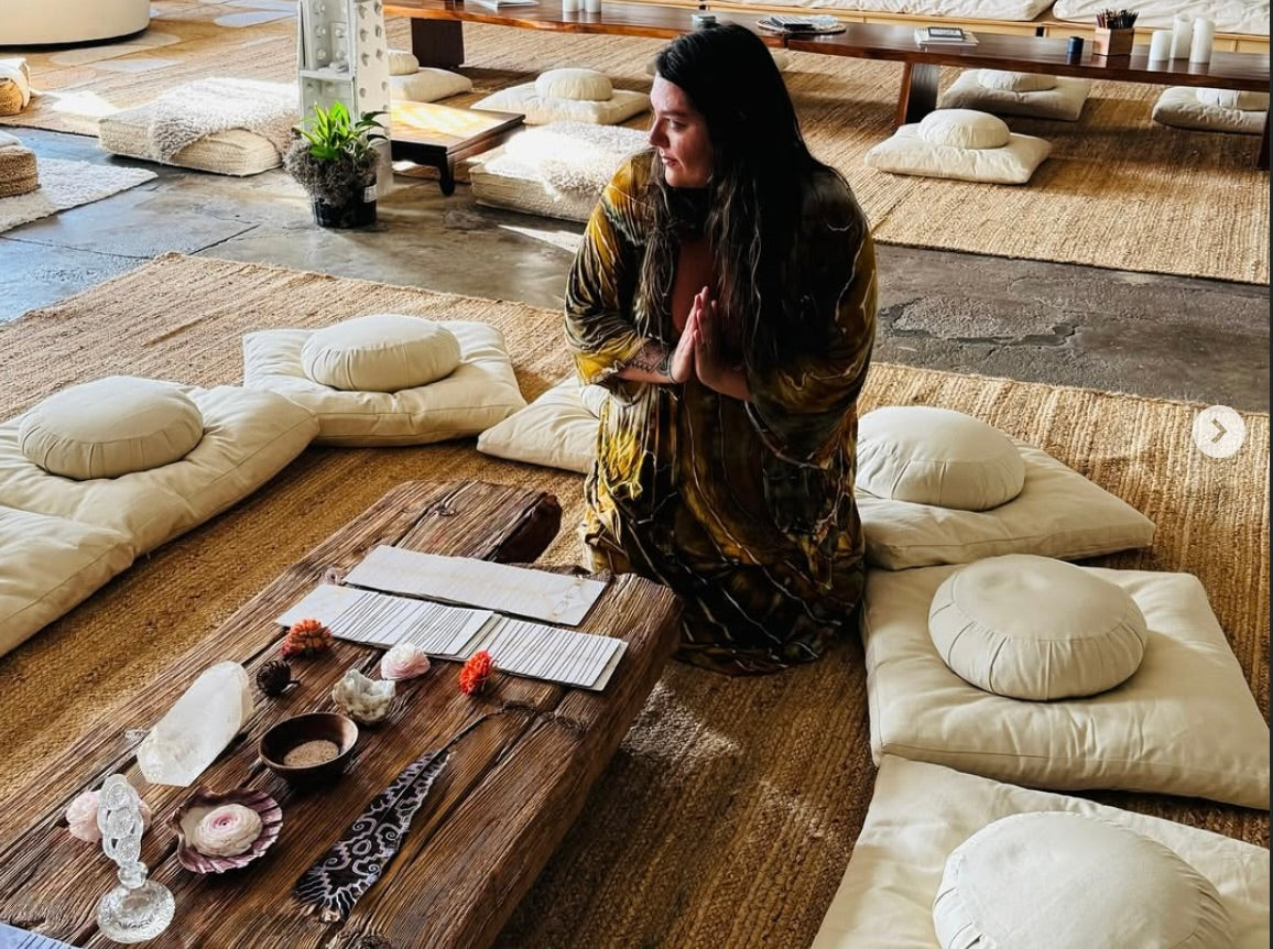 Moonlit Teahouse Circle- Sept 7 Full Moon in Pisces by Katya