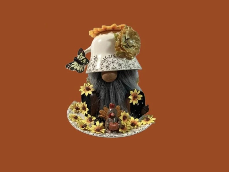 TeaCup Garden Gnome- Craft Social Party Sep 20